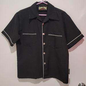 Casino Wear LA Men's Small Dice Button Shirt